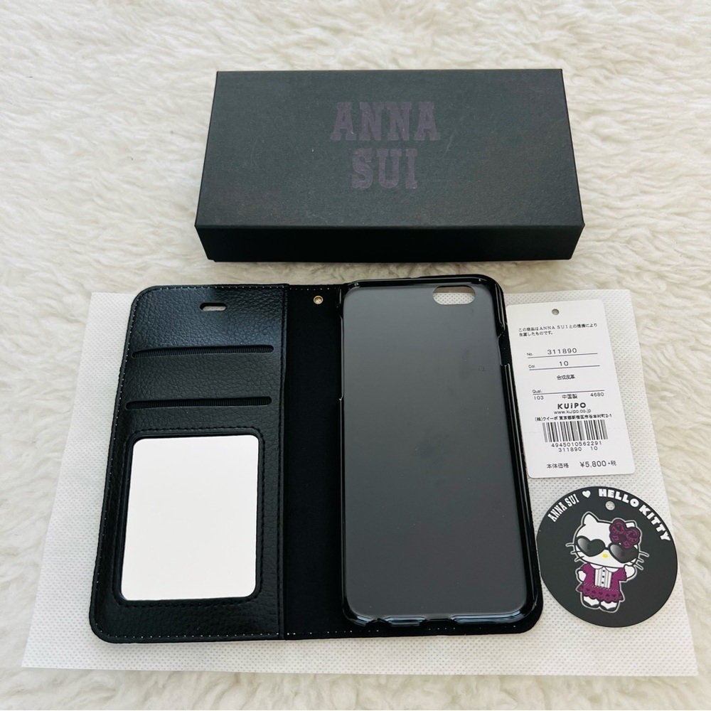 Anna Sui Hello Kitty Colaboration Cards/Mirror/Phone Case w/ Box - Picture 6 of 11